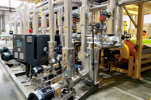 塑胶地板生产线控温技术解析与工艺要点